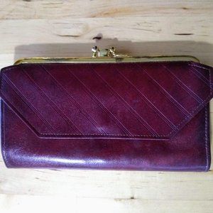 VTG Oxblood Cowhide Leather Wallet